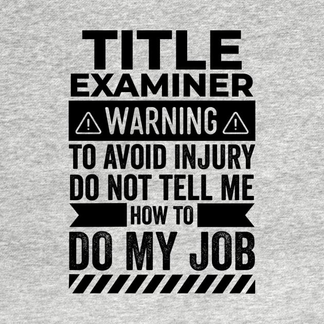 Title Examiner Warning by Stay Weird